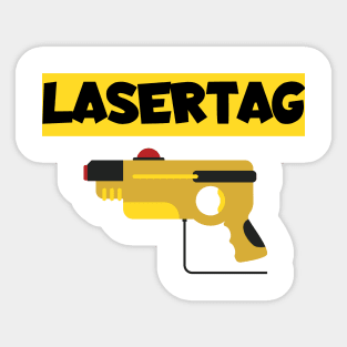 Lasertag Sticker